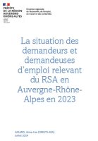 La situation des demandeurs et demandeuses d'emploi relevant du RSA en Auvergne-Rhône-Alpes en 2023