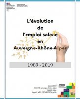 L'évolution de l'emploi salarié en Auvergne-Rhône-Alpes