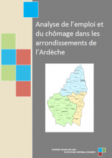 Analyse de l'emploi et du chômage dans les arrondissements de l'Ardèche - 2019