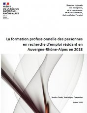 Etude de la formation professionnelle à destination des personnes en recherche d'emploi en Auvergne-Rhône-Alpes en 2018