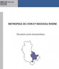 Situation socio-économique Métropole de Lyon et nouveau Rhône - 2015