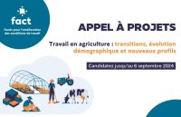 Appel à projets sectoriel Agriculture « Travail en agriculture : transitions, évolution démographique et nouveaux profils 