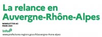 France relance : consultez les new's letter régionales mensuelles