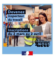 C'est le dernier jour pour s'inscrire au concours d'inspecteur du travail