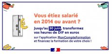 Vous étiez salarié en 2014 ou avant ? jusqu'au 30 juin, convertissez vos heures de DIF en euros