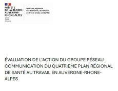 Evaluation de l'action d'un groupe de travail, le Groupe Réseau Communication du PRST 4.