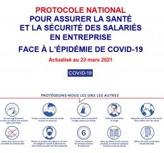 Covid-19 : mise à jour du protocole national en entreprise